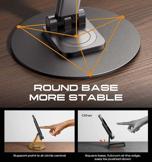360° Rotatable and Foldable Cell Phone Holder